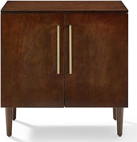 Crosley Furniture Everett Console Cabinet, Mahogany