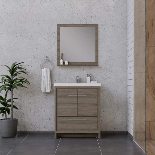 Alya Bath Sortino Bathroom Vanity, Gray