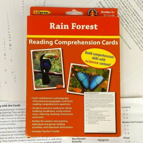 Best reading comprehension cards for beginners