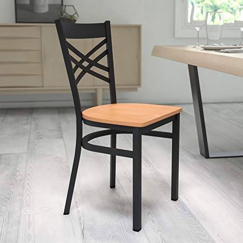 Black X Chair-Nat Seat - KARTIT