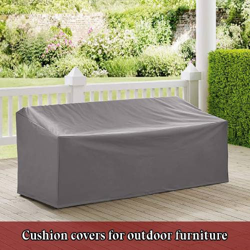 Cushion covers for outdoor furniture