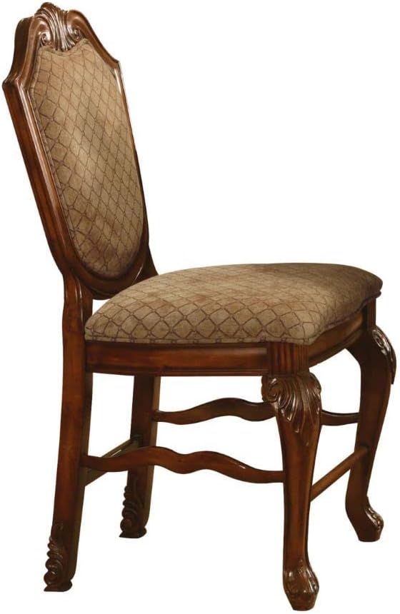 Acme Traditional Set of 2 Counter Height Chair 04084A