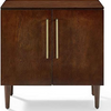 Crosley Furniture Everett Console Cabinet, Mahogany