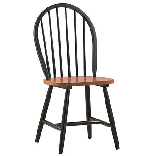 Farmhouse Chairs in Black/Cherry Finish to Complement Your Rustic Décor