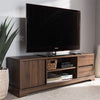 Baxton Studio Burnwood 59 TV Stand, Brown - Kartit.us