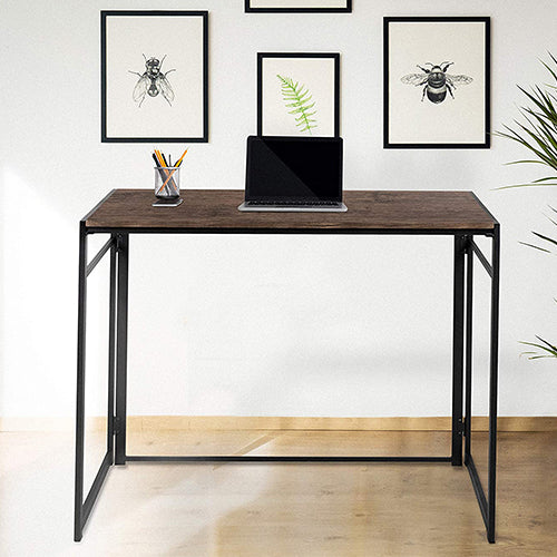 The rustic folding computer desk from Flash Furniture will upgrade your home office since it perfectly combines elegance and usability.