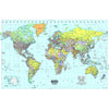 Discover the World in Style with our High-Quality Laminated World Map | Perfect for Home, Office, and Classroom Use