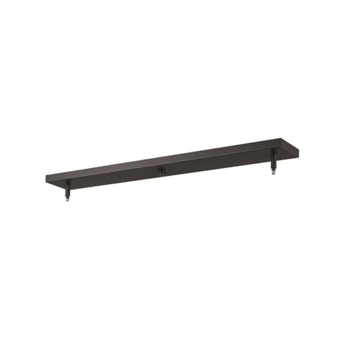 Accessory - 2 Light Ceiling Plate-4.5 Inches Wide-Bronze Finish