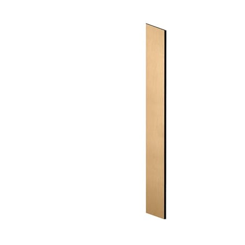 Salsbury Industries Side Panel - for 5 Feet High - 15 Inch Deep Designer Wood Locker - with Sloping Hood - Maple