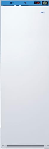 EQTemp ACR1601WLHD 24 Inches Wide Upright Medical Refrigerator 15.53 Cubic Feet - White; External Temperature Readout; High/Low Temperature Alarm; LHD (Left-Hand Door Swing); CARB Compliant