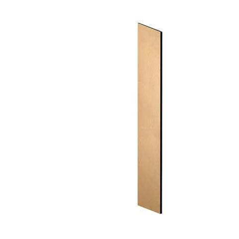 Salsbury Industries Side Panel - for 5 Feet High - 18 Inch Deep Designer Wood Locker - with Sloping Hood - Maple