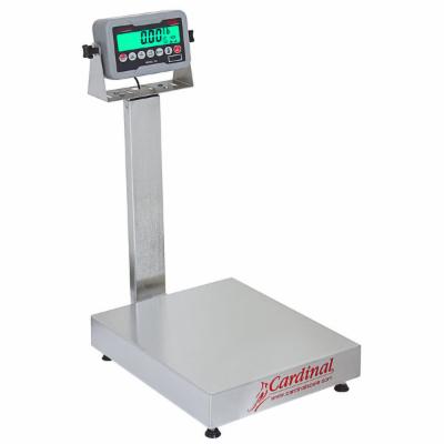 Bench Scale, Electronic, 16" x 14", 150 Lb Capacity, Stainless Steel, 185B Indicator