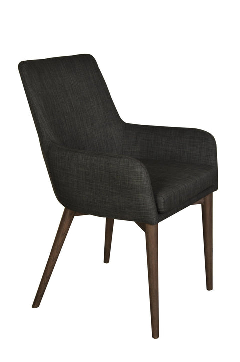 Fritz Arm Dining Chair – Dark Grey