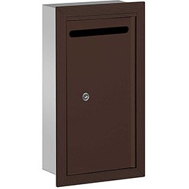 Salsbury Letter Box 2265ZP - 11&#34;W x 3-3/4&#34;D x 19&#34;H Slim, Recessed Mounted, Bronze, Private Access