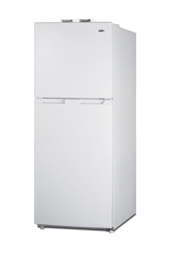 Summit BKRF1088W 24" Wide Break Room Refrigerator-Freezer (Right Hand Door, White)