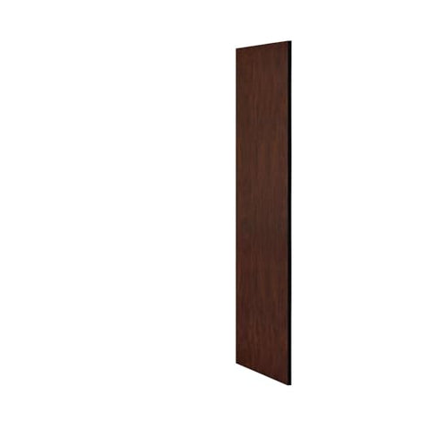 Salsbury Industries Side Panel - for 5 Feet High - 21 Inch Deep Designer Wood Locker - Without Sloping Hood - Mahogany