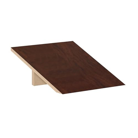 Salsbury Industries Sloping Hood - for 18 Inches Wide - 18 Inch Deep Designer Wood Locker - 1 Wide - Mahogany