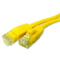 CAT5E Ethernet Patch Cable, UTP, Yellow, 3FT