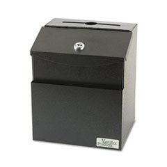 Vertiflex ? Steel Suggestion Box Black