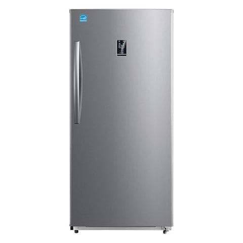 Oakestry 13.8 cu.ft. Upright Freezer, Energy Star Rated Digital Freezer with Adjustable Temperature, Frost-Free Operation, Reversible Door, Large Storage Shelves, Quiet, Efficient Free Standing
