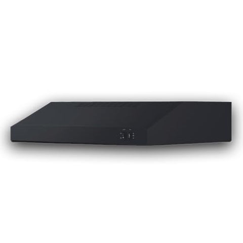 Summit 24” Under Cabinet Convertible Range Hood, Convertible Range Hood, Black- HC24BB