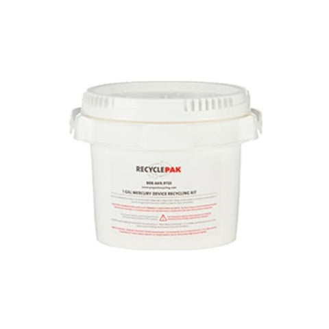 1 GAL UNIVERSAL WASTE MERCURY CONTAINING EQUIPMENT RECYCLING PAIL (EACH)