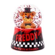 Five Nights at Freddy's Freddy Fazbear Mini Light-Up Snow Globe with Glitter Display | 3 Inches Tall