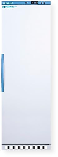 Accucold ARS15PV456 Upright Vaccine Refrigerator; 15 cu.ft Capacity; Automatic Defrost; Purpose-built for Pharmacy, Medication, and Vaccine Applications; Certificate of Calibration; Temperature Alarm