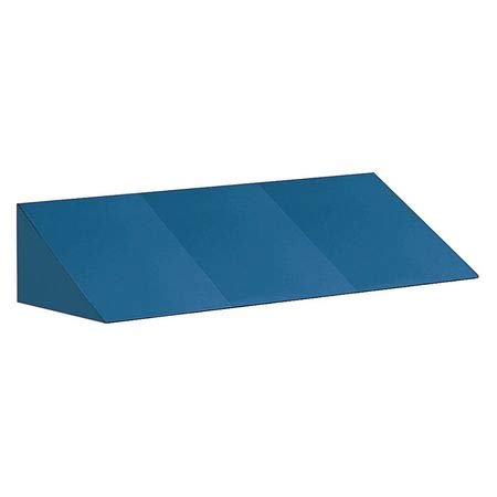 Sloping Hood - for up to (3) 12 Inch Wide and 15 Inch Deep Metal Lockers - Blue
