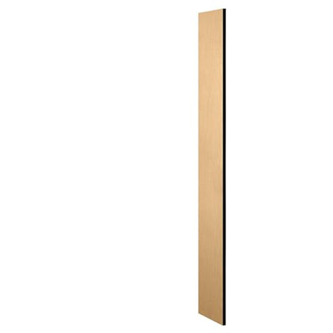 Salsbury Industries Side Panel - for 6 Feet High - 15 Inch Deep Designer Wood Locker - Without Sloping Hood - Maple