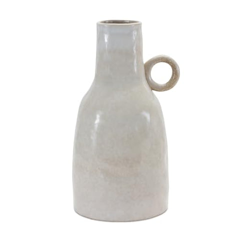 Melrose International Ceramic Jug Vase 11.25" H