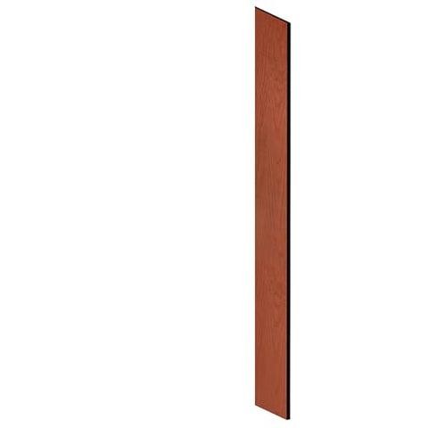 Salsbury Industries Side Panel - for 6 Feet High - 15 Inch Deep Designer Wood Locker - with Sloping Hood - Cherry