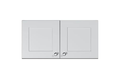 Summit Wall Cabinet, 24" W x 12" H24 W x 18" H, Kitchen Cabinets, Fully Assembled, Built-in Microwave Ready, White