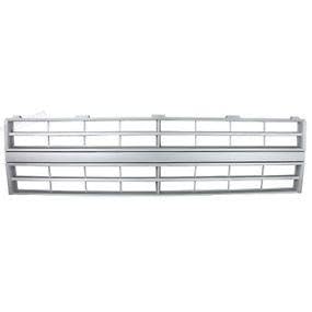 Sherman Parts SHE899-99-4 Grille with Single Rectangle Headlamp Without Molding Holes for 1985-1987 Pickup, Argent