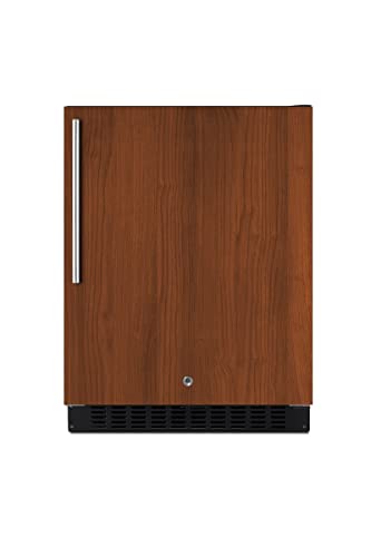 SUMMIT APPLIANCE ASDS2413IF 24" Wide Built-In All-Refrigerator; 3.1 cu.ft Capacity; Frost-Free Operation; Black Cabinet; Panel-ready Door (Panel Not Included); Digital Thermostat; Fan-forced Cooling