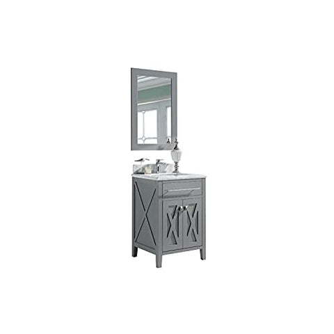 Wimbledon, 24, Grey Cabinet White Carrera Counter