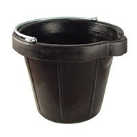 Bon 84-906 18-Quart Heavy Duty Molded Rubber Pail with Lip
