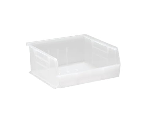QUANTUM STORAGE SYSTEMS QUS235YL Ultra Stack & Hang Heavy Duty Part Organizer Yellow Bins 11" L x 11" W x 5" H 6 Pack