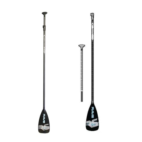 RAVE Sports SUP Paddle – Adjustable, Lightweight Oar for Stand Up Paddleboard, Floats and No Twist Handle Lock, Tempo Style