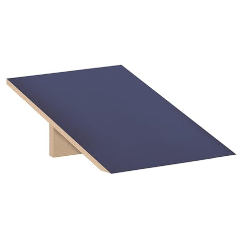Salsbury Industries Sloping Hood - for 18 Inches Wide - 21 Inch Deep Designer Wood Locker - 1 Wide - Blue
