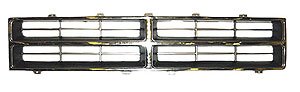 Sherman Parts 327-99-3 - 1986-1990 Dodge RamDodge Charger Grille Chrome/Argent for the years of 1986, 1987, 1988, 1989, 1990