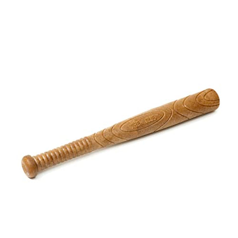 The CHEW Club POWERBONE Baseball Bat Dog Toy | Durable Nylon Chew Toy for Aggressive Chewers | Long-Lasting Teething Relief | Keeps Dogs Engaged & Entertained 12"
