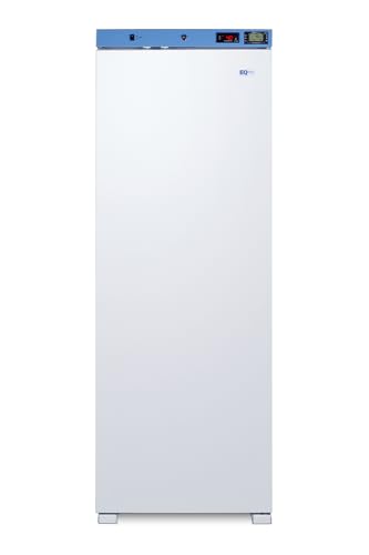 EQTemp ACR1321W 24 Inch Wide Upright Healthcare Refrigerator 12.71 cu.ft NSF/ANSI 456 Vaccine Storage Temperature Range 2 to 8 C (Right Hand Door White)