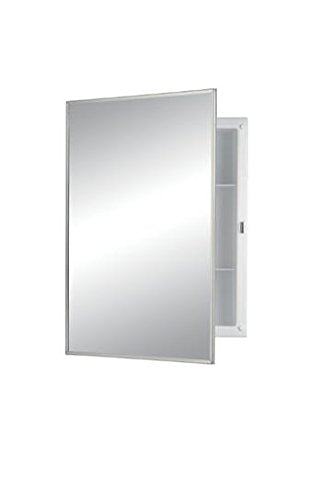 Nutone Broan 781021 Builder Series Recessed Mount Cabinet with Stainless Steel Mirror Frame 16" W x 22"