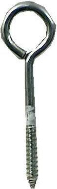 ACE Hampton 7/16 in. x 6 in. L Zinc-Plated Steel Lag Thread Eyebolt Nut Included