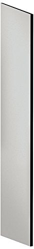 Salsbury Industries 30044GRY 24-Inch Deep Side Panel for Open Access Designer Locker and Designer Gear Locker with Sloping Hood, Gray