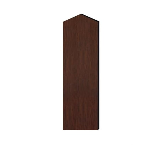 Salsbury Industries Double End Side Panel - for 5 Feet High - 18 Inch Deep Designer Wood Locker - with Sloping Hood - Mahogany