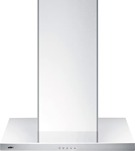 Summit Appliance 36 in. Convertible Wall Mount Range Hood in Stainless Steel with 2 Char