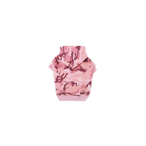 Casual Canine Camo Hoodie for Dogs, 20" XL, Pink