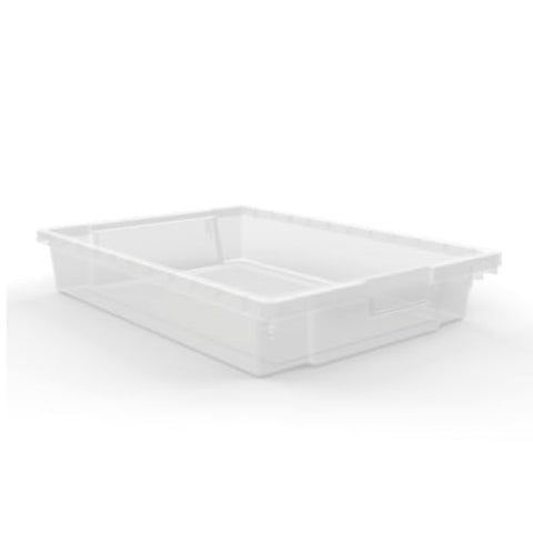 Stackable Storage Bins (8 Small Clear) - Gray